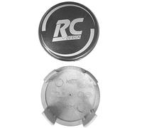 4 Stück Original RC Nabendeckel 57mm Grau Glänzend EM198 4er-Set Nabenkappen Felgenkappen Radnabenkappen Nabenabdeckungen Felgennabenabdeckungen Radnabenabdeckungen Felgennabendeckel Radnabendeckel
