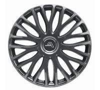 4 Stück PKW 16 Zoll Radzierblende ABS MILANO GRAPHIT für Stahlfelgen