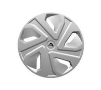 4 Stück PKW 16 Zoll Radzierblende ABS OSLO SILBER für Stahlfelgen