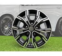 4 Stück R17 5x112 Ford Style Schwarz Gepoliert 7J ET49 Felgen