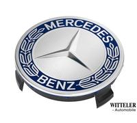 4 Stück Radnabenabdeckung, Raddeckel, Mercedes-Benz Stern mit Lorbeerkranz