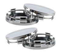 4 Stück Radnabenkappen für Felgenkappen für Xpeng G6 2023-2024, Auto Nabenabdeckung ABS Nabenkappen für Auto Zubehör Radnabenabdeckung,Silver-OD 60mm ID 56mm