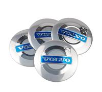 4 Stück Radnabenkappen für Volvo 56mm, Nabendeckel Aufkleber Radnabenabdeckung Nabenkappen Radnabenkappen Felgen Aufkleber Auto