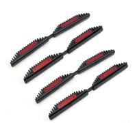 4 Stück Reflektierende Türkantenschutz Streifen 21,5 X 2 Cm - Kratzfest Aufkleber Für Autotüren - Orange/Rot Nachtsichtbar Schlagschutz Für Folie(Red)