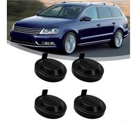 4 Stück Scheinwerferdichtung, Staubkappe 6Q0941607D B7 9N für Touran Clarion, schwarzer ABS-Ersatz