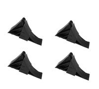 Unterlegkeil aus Kunststoff mit Halterung, schwarz