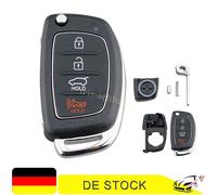 4 Tasten Auto Klapp Schlüssel Ersatz Gehäuse passend für Hyundai I40 I30 I35 I20