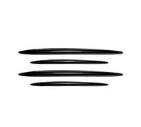4-teiliger Frontstoßstangen-Seitenspoiler Mit Lufteinlass Für GLC-Klasse X254, GLC260, GLC300 AMG (2023-2024)(Glossy Black)