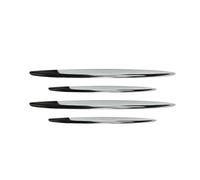 4-teiliger Frontstoßstangen-Seitenspoiler Mit Lufteinlass Für GLC-Klasse X254, GLC260, GLC300 AMG (2023-2024)(Chrome Silver)