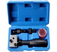 4-teiliges Bördelwerkzeug-Set für Bremsleitungen, 4,75 mm Pilzkopf-Aufweiter aus Kohlenstoffstahl, präzises Werkzeug für KFZ-Reparaturen an Bremsen, Öl- und Klimaleitungen, kompakt und