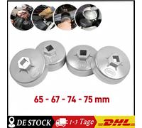 4-Tlg Ölfilterschlüssel Ölfilterkappe 65, 67, 74, 75mm für VW Mercedes BMW AUDI