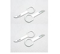 4 x 2 DIN Radio ENTRIEGELUNG Werkzeug passend für VW MFD 1 2 MCD RNS Navi Plus