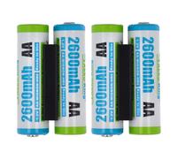 4 x Akku für Garmin 010-11874-00 / 010-01550-00 / 361-00071-00 - 2600mAh