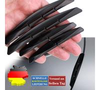 4 x Auto Schwarz Türkantenschoner Türkantenschutz Schutzleiste Aufkleber NEU