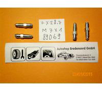 4 x Entlüfterschraube Entlüfternippel Bremssattel M 7x1 - 7x 28,7