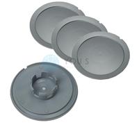 4 x Nabenkappen Nabendeckel Felgendeckel 147,0 - 58,5 mm - silber