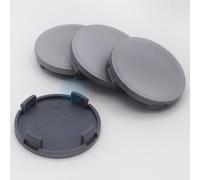 4 x Nabenkappen Nabendeckel Felgendeckel 54,0 - 49,9 mm - silber