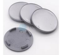 4 x Nabenkappen Nabendeckel Felgendeckel 62,5 - 55,5 mm - silber