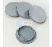 4 x Nabenkappen Nabendeckel Felgendeckel 66,5 - 56,0 mm - grau - NEU