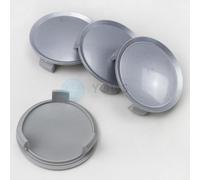 4 x Nabenkappen Nabendeckel Felgendeckel 75,0 - 70,0 mm - silber lackiert