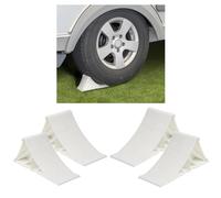 Unterlegkeil aus Kunststoff mit Halterung, weiß