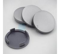 4 x YOU.S Nabenkappen Nabendeckel Felgendeckel 55,0 - 50,0 mm - silber