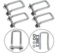 4 x Zurrbügel Anhänger 800kg Zurrösen M12 ca. 60x110mm Zurrmulde Ladungssicherung