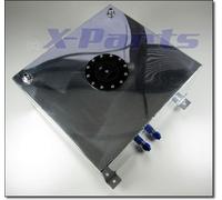 40 Liter Aluminium Renntank Kraftstofftank 1/4 Meile Turbo Benzintank Tank