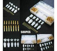 40 Set Wasserdicht Steckverbinder Stecker Kabel Verbinder Für KFZ Motorrad Satz
