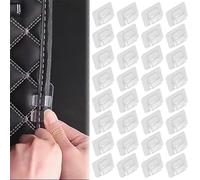 40 Stück Automatten Halter, Auto-Fußmatten Befestigungsaufkleber, Mehrzweck Automatten Befestigungsschnallen, Auto Fussmatten Befestigung Clips für Automatten, Autoteppich Fußmatten Halter (40)