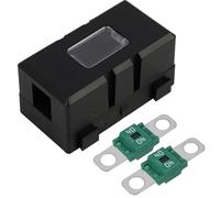 40A ANS Sicherungshalter für Fahrzeuge 2 Midi-Schraubsicherungen, Auto Sicherungen 32V, KFZ Sicherungshalter, für Autos, LKW, Baufahrzeuge, Landmaschinen, Busse und Wohnwagen (40A)