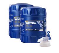 40L 15W-40 MANNOL 7405 Universal Motoröl Öl API SN CH-4 Diesel Benzin + Hahn