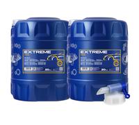 40L MANNOL Extreme 5W-40 API SN/CF Öl Motoröl MN7915-20 inkl. Auslaufhahn