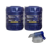 40L MANNOL Universal 15W-40 API SN/CH-4 Öl Motoröl MN7405-20 inkl. Auslaufhahn