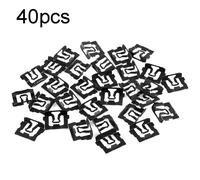 40x-Scheiben-Heck-Glas-Zierleisten Clips passend für Ford 64-93 C5ZZ6543413-B