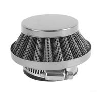 42mm Pilzkopf Luftfilter ABS Sportluftfilter Tuning(silver) | ABS-Kunststoff, robust und langlebig, widerstandsfähig gegen Schmutz, ideal für Offroad, verschiedene Farben