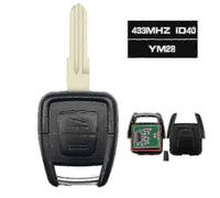 433,92 MHz Id40 Chip Fernbedienung Autoschlüssel 2 Knopfschlüssel für Opel Zafira Astra A /G Bosch Ts Astra 1999-2005