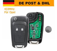 433MHz 2 Tasten Funk Schlüssel Für Opel Adam Mokka 2013 2014 2015 2016 2017 ID46
