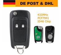 433MHz 2 Tasten Funk Schlüssel Für Opel Adam Mokka 2013 2014 2015 2016 2017 ID46