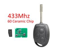 433MHz Auto Fernbedienung Funkschlüssel Für Ford Mondeo Fiesta Focus KA Transit