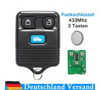 433MHz Auto Funkschlüssel Key Platine 3 Knöpfe Für Ford Transit Connect Maverick