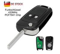 433MHz Funk Schlüssel Für Opel Meriva Astra J Adam Corsa E Cascada Mokka Zafira