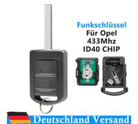 433Mhz Funk Schlüssel Für Opel Meriva Combo Tigra Corsa 2004 2005 2006 + Chip