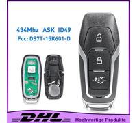 434Mhz ID49 3-Tasten Fernbedienung DS7T-15K601-D Funkschlüssel Für Ford NEU