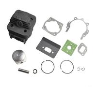 44 mm Zylinder Plus Kit / für Timbertech Mfs52 / 2tl52 Motorsense Ms522tl Kolben 2 Kolbenringe 10 mm Stift kompatibel mit Vergaser