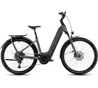 Cube Kathmandu Hybrid Pro 800 Slabgrey chrome EE 2025 46 cm + GRATIS Helm (UVP 110€)