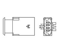 MAGNETI MARELLI 466016355050 Lambdasonde Oxygen O2 Sensor Beheizt für MINI Schrägheck (R50, R53) 11780872674 OSM050