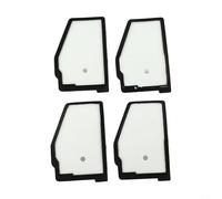 4er-Pack Gebläse-Luftfilterelement für EB260 BLX260 BL260, 106 x 74 mm Ersatzteil, einfach zu installieren, Staubschutz für die Wartung von Gartengeräten im Freien (4 Stück)