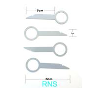 4er SET Navi Radio Schlüssel Entriegelung Bügel Auto Audi Plus & RNS RNS-E RNS-D