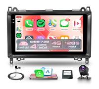 4G+128G Wireless Carplay Android Autoradio für Mercedes Benz A/B Class W169 W245 B200 W639 Vito Viano W906 Sprinter 9 Zoll Incell Bildschirm Autoradio Android Auto Navi GPS WiFi Bluetooth FM/RDS/EQ